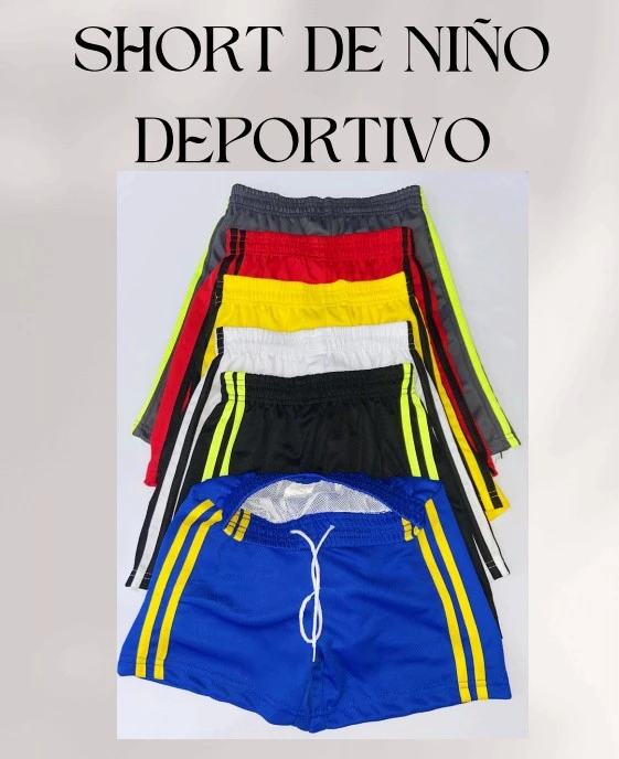 Shorts deportivo de niño's foto | Mumi Tienda |  BizneCubano